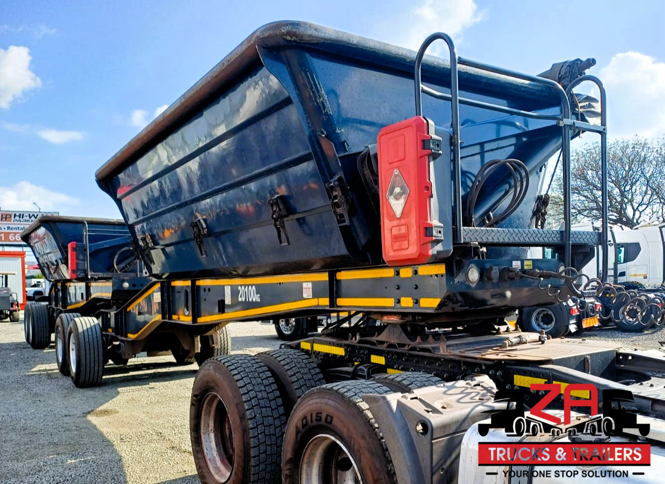 2020 LEADER 20 CUBE SIDE TIPPER TRAILER #53292